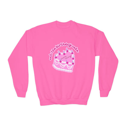 Youth Eat The Birthday Cake Sweatshirt