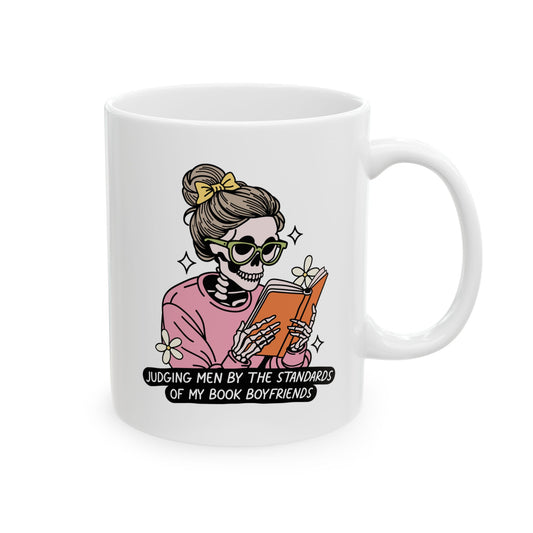 Judging Men By My Book Boyfriends Mug