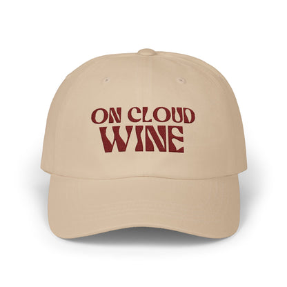 On Cloud Wine Embroidered Baseball Cap