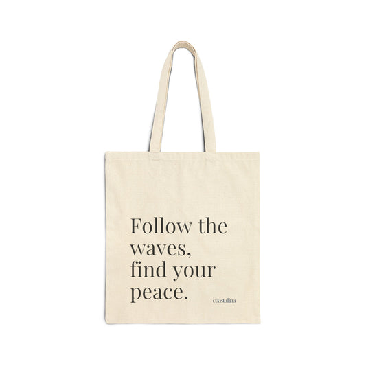 Peaceful Waves Tote Bag