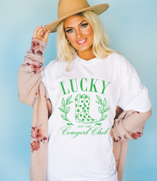 Lucky Cowgirl Club T-Shirt