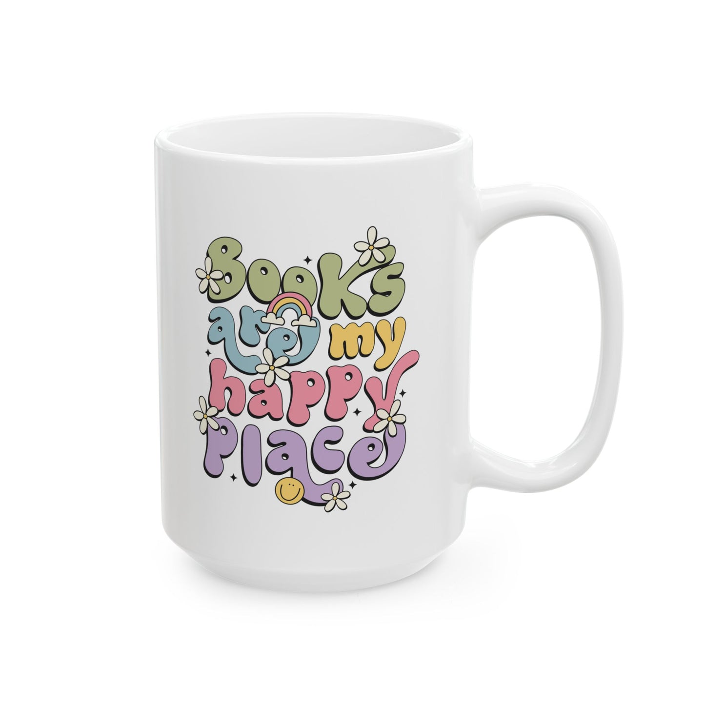 Books Are My Happy Place Mug